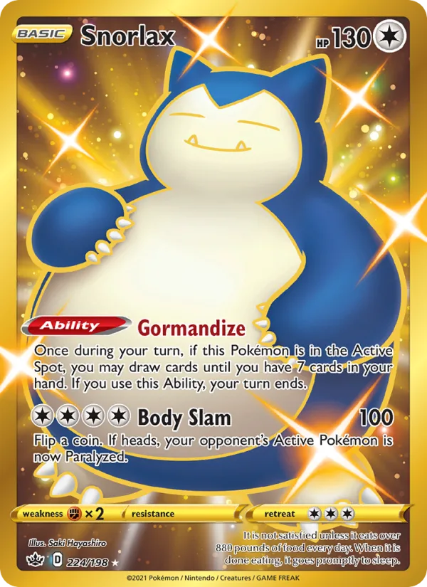 Snorlax · Chilling Reign 224/198