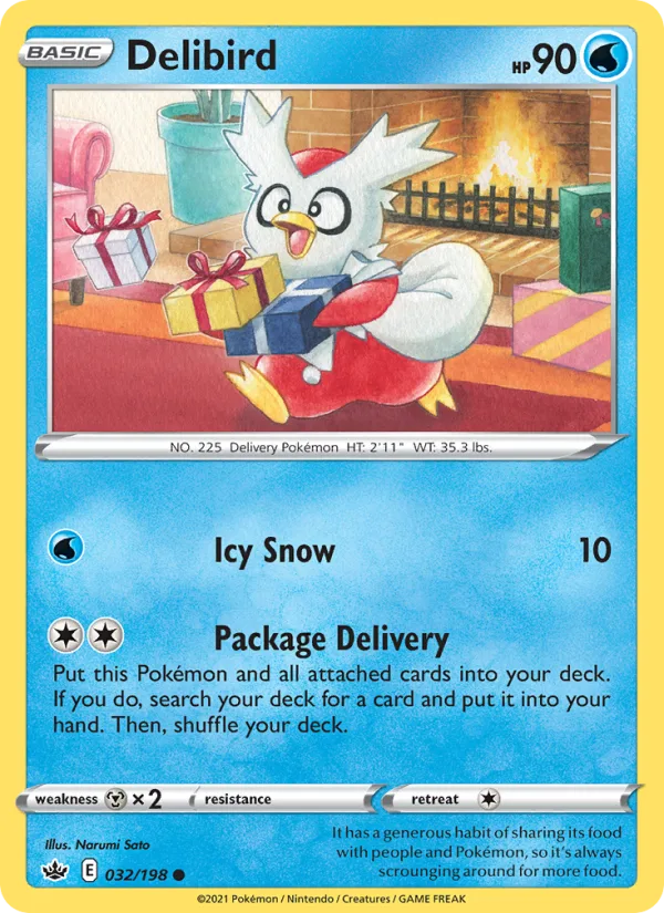 Delibird · Chilling Reign 32/198
