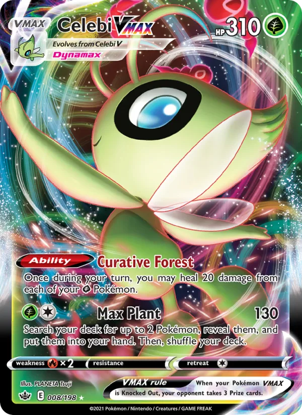 Celebi VMAX · Chilling Reign 8/198