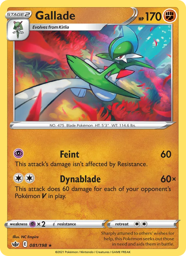 Gallade · Chilling Reign 81/198