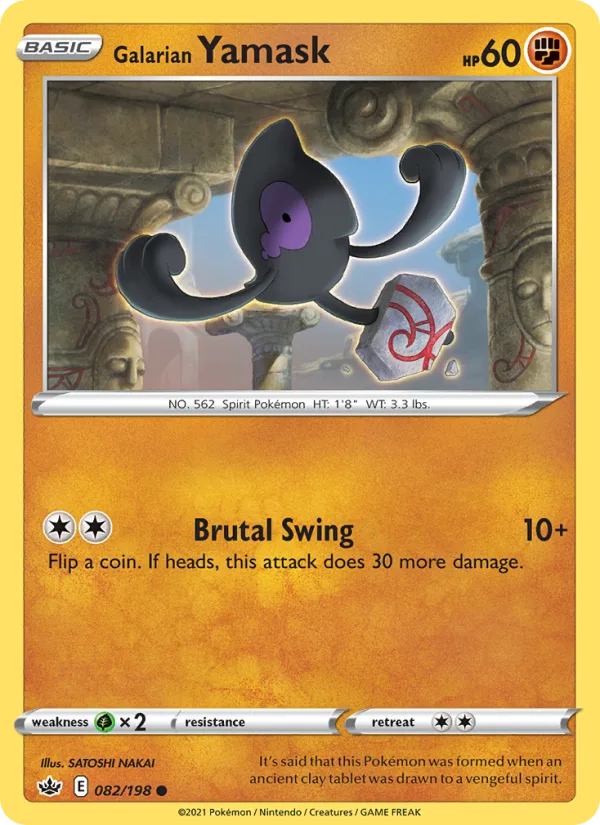 Galarian Yamask · Chilling Reign 82/198