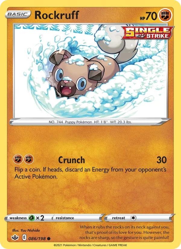 Rockruff · Chilling Reign 86/198
