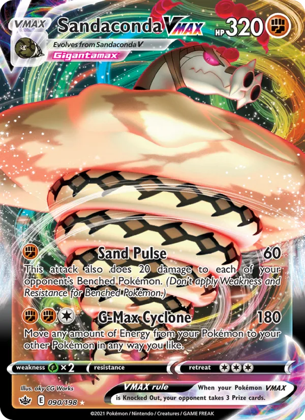 Sandaconda VMAX · Chilling Reign 90/198