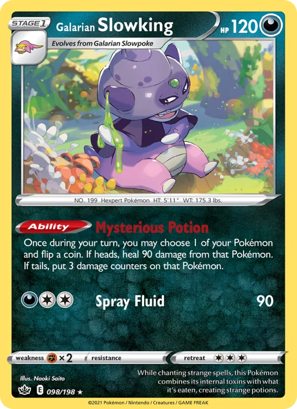 Galarian Slowking · Chilling Reign 98/198