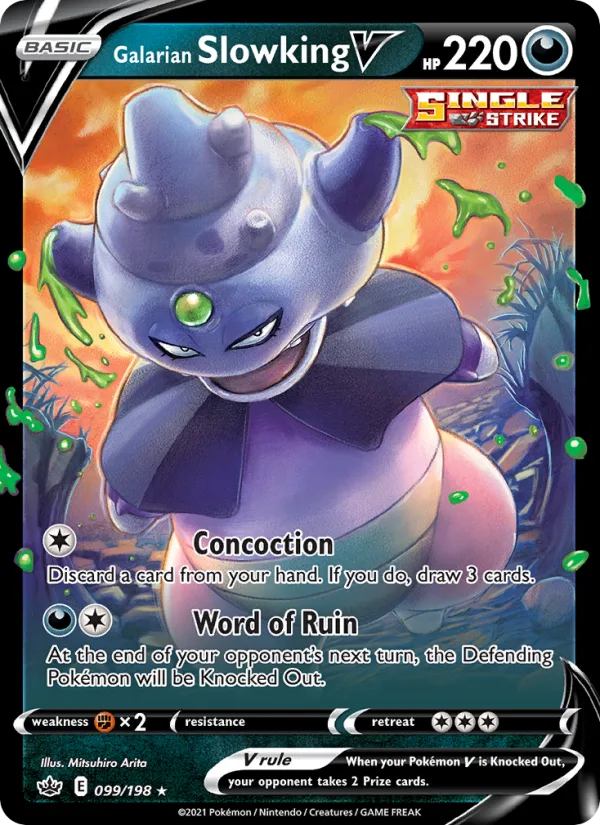 Galarian Slowking V · Chilling Reign 99/198