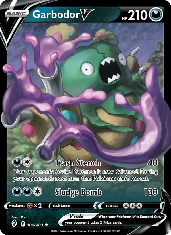 Garbodor V · Evolving Skies 100/203