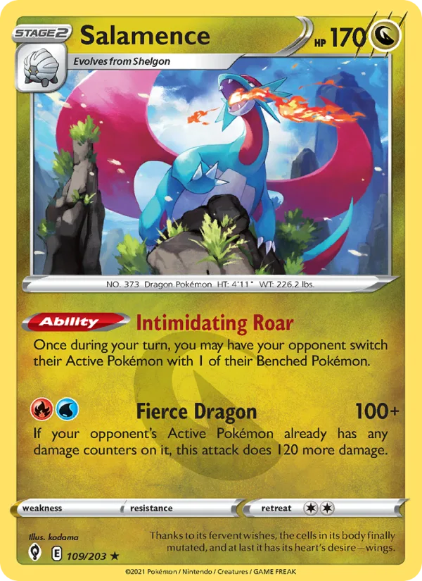 Salamence · Evolving Skies 109/203