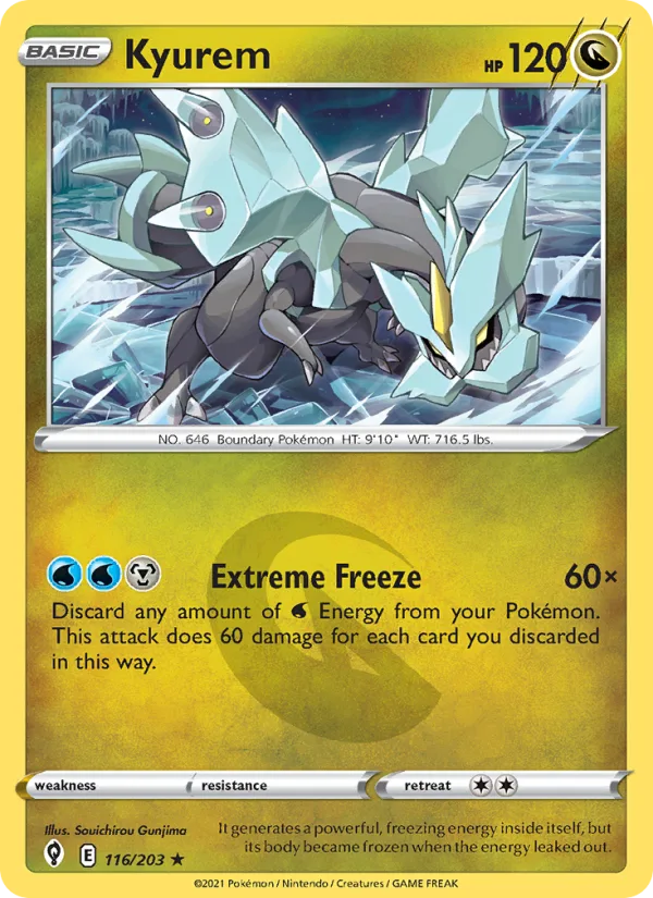 Kyurem · Evolving Skies 116/203