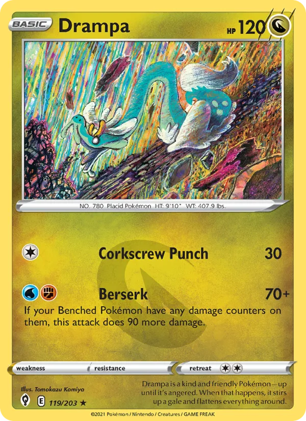 Drampa · Evolving Skies 119/203