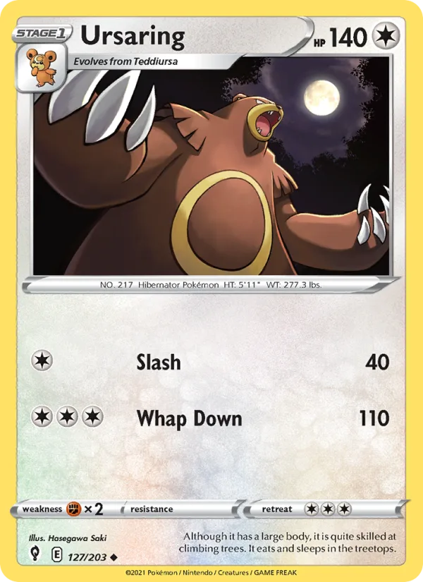 Ursaring · Evolving Skies 127/203