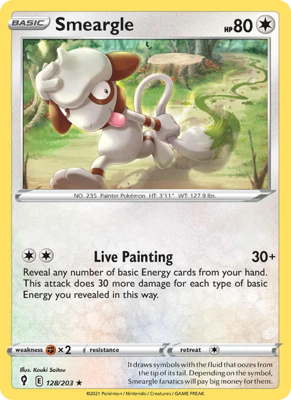 Smeargle · Evolving Skies 128/203
