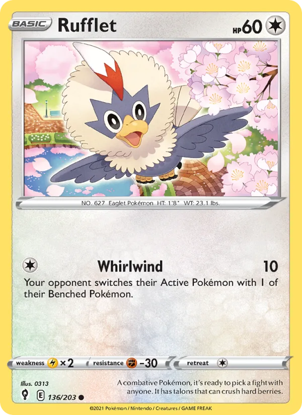 Rufflet · Evolving Skies 136/203
