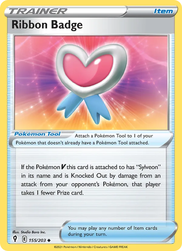 Ribbon Badge · Evolving Skies 155/203