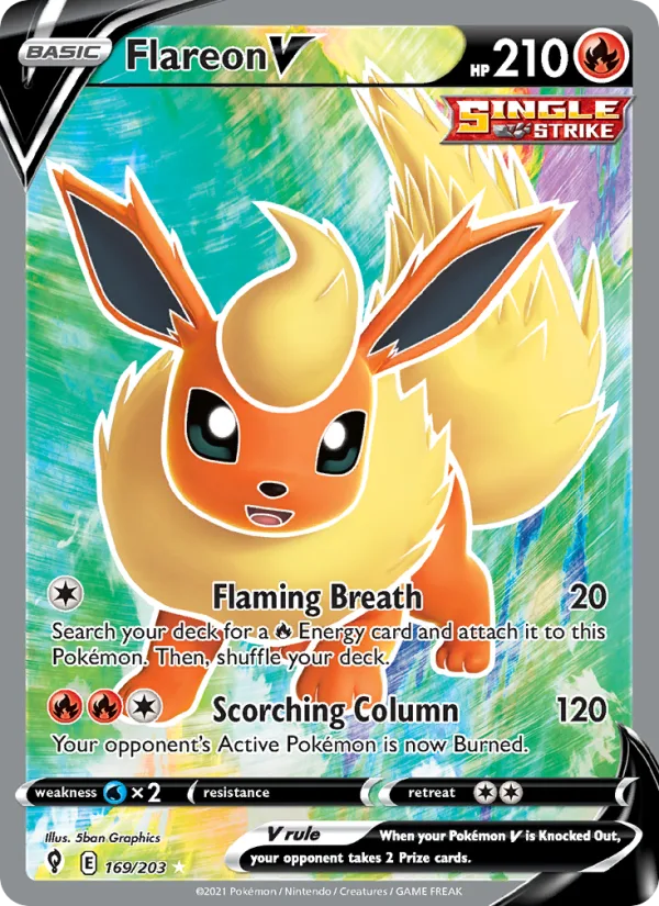 Flareon V · Evolving Skies 169/203