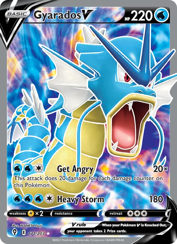 Gyarados V · Evolving Skies 171/203
