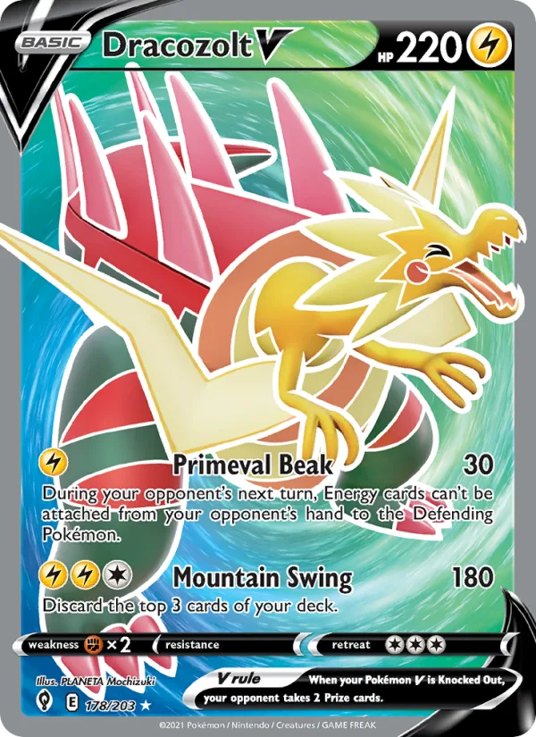 Dracozolt V · Evolving Skies 178/203