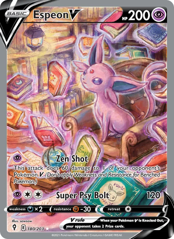Espeon V · Evolving Skies 180/203