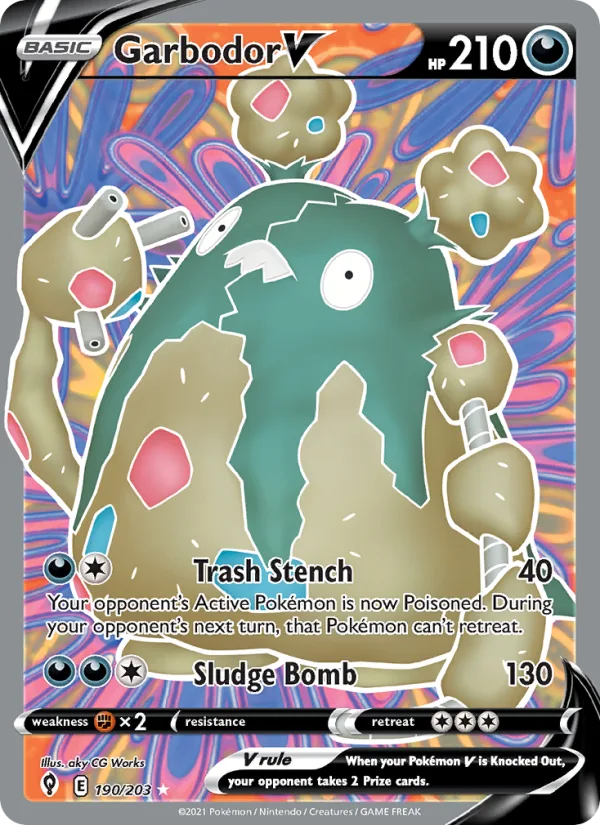 Garbodor V · Evolving Skies 190/203