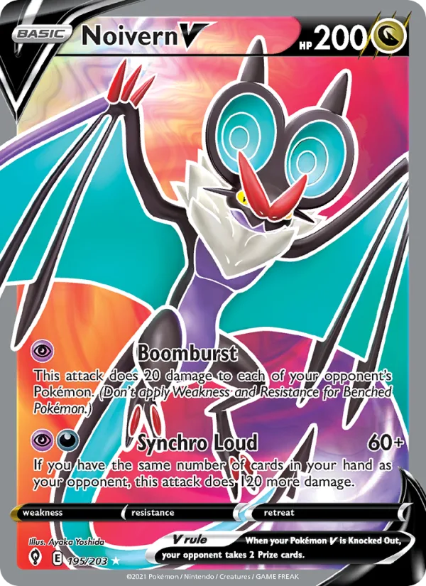 Noivern V · Evolving Skies 195/203