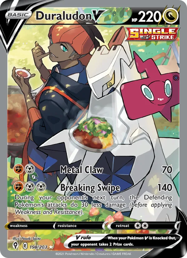 Duraludon V · Evolving Skies 198/203