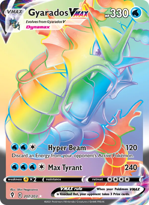 Gyarados VMAX · Evolving Skies 207/203