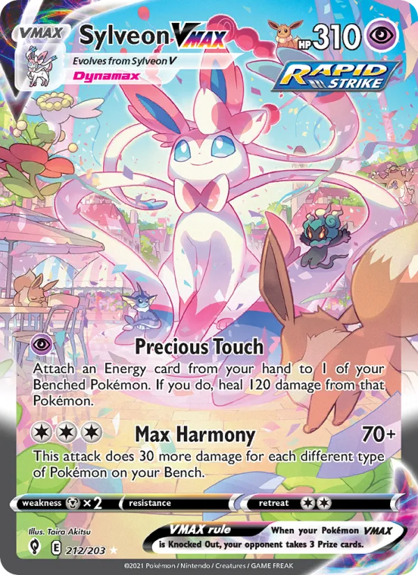 Sylveon VMAX · Evolving Skies 212/203