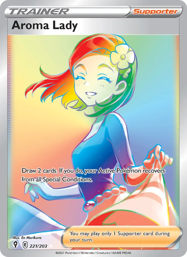 Aroma Lady · Evolving Skies 221/203