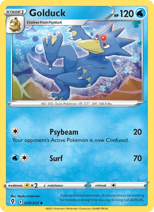 Golduck · Evolving Skies 25/203
