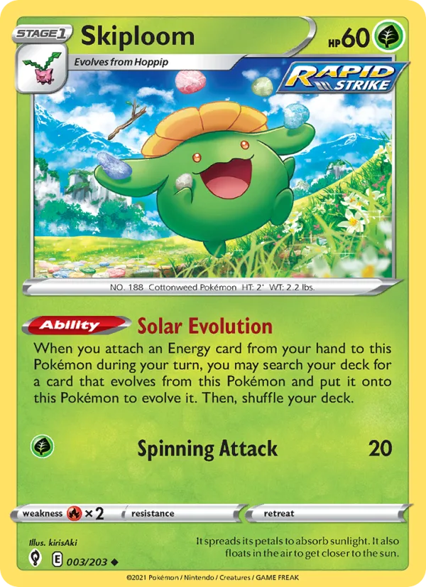 Skiploom · Evolving Skies 3/203