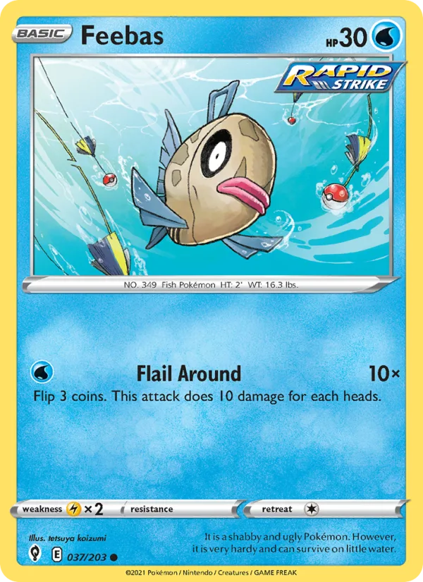Feebas · Evolving Skies 37/203