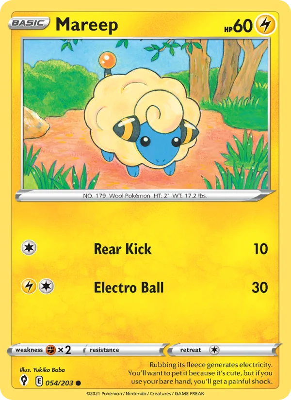 Mareep · Evolving Skies 54/203