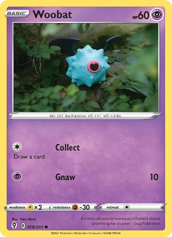 Woobat · Evolving Skies 68/203