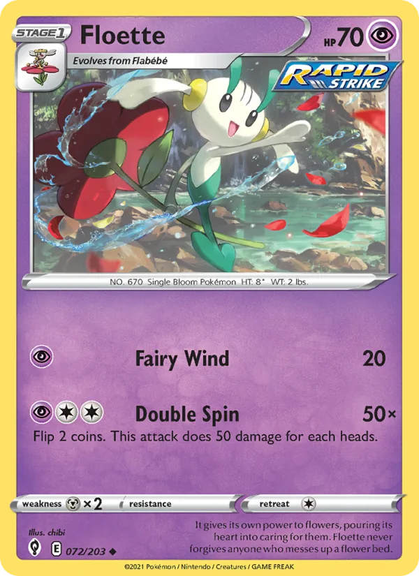 Floette · Evolving Skies 72/203