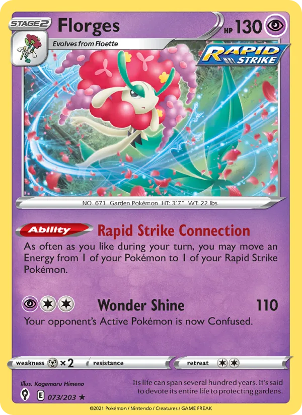 Florges · Evolving Skies 73/203