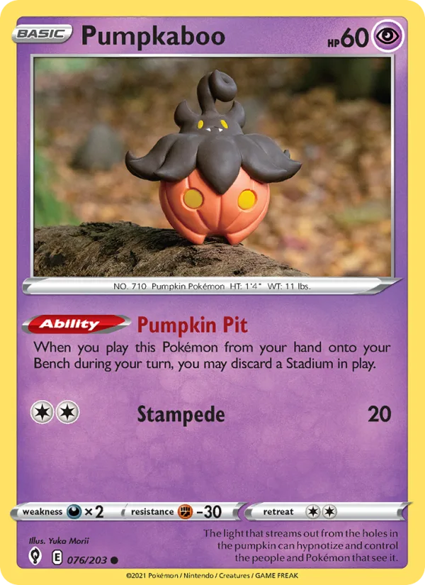 Pumpkaboo · Evolving Skies 76/203
