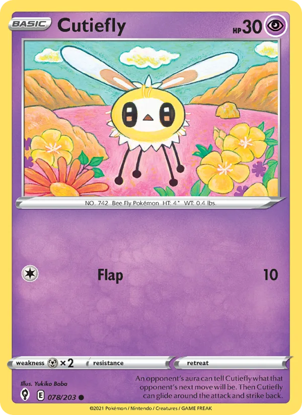 Cutiefly · Evolving Skies 78/203