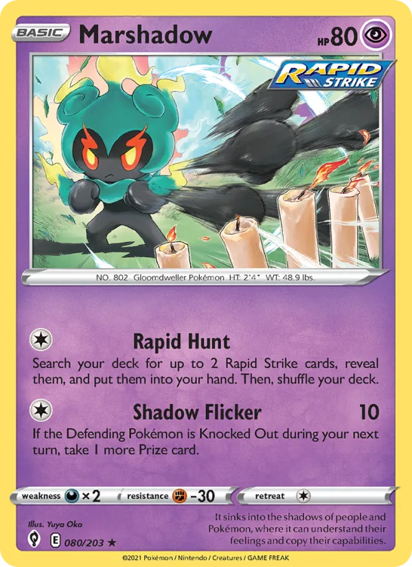Marshadow · Evolving Skies 80/203