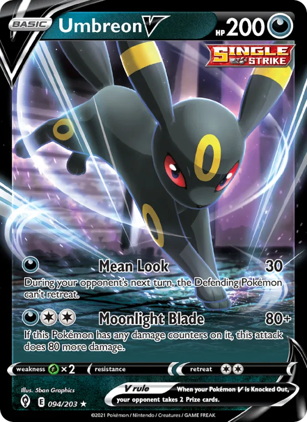 Umbreon V · Evolving Skies 94/203
