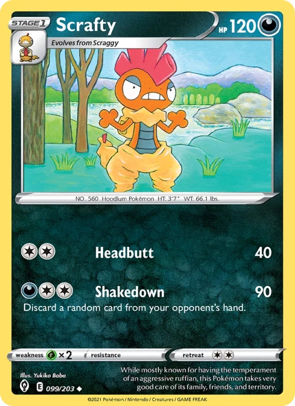 Scrafty · Evolving Skies 99/203