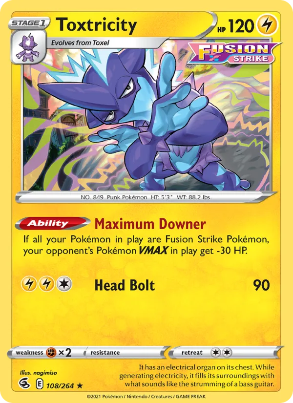 Toxtricity · Fusion Strike 108/264