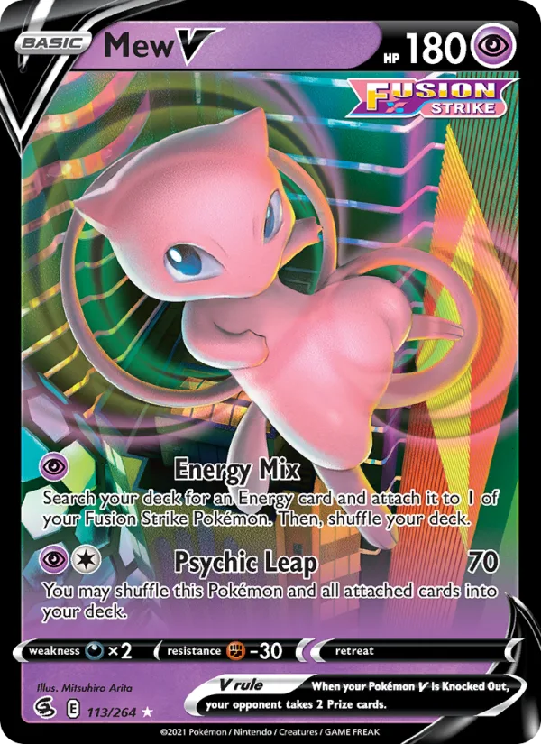 Mew V · Fusion Strike 113/264