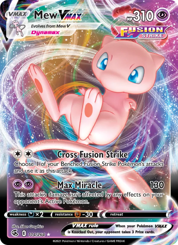 Mew VMAX · Fusion Strike 114/264
