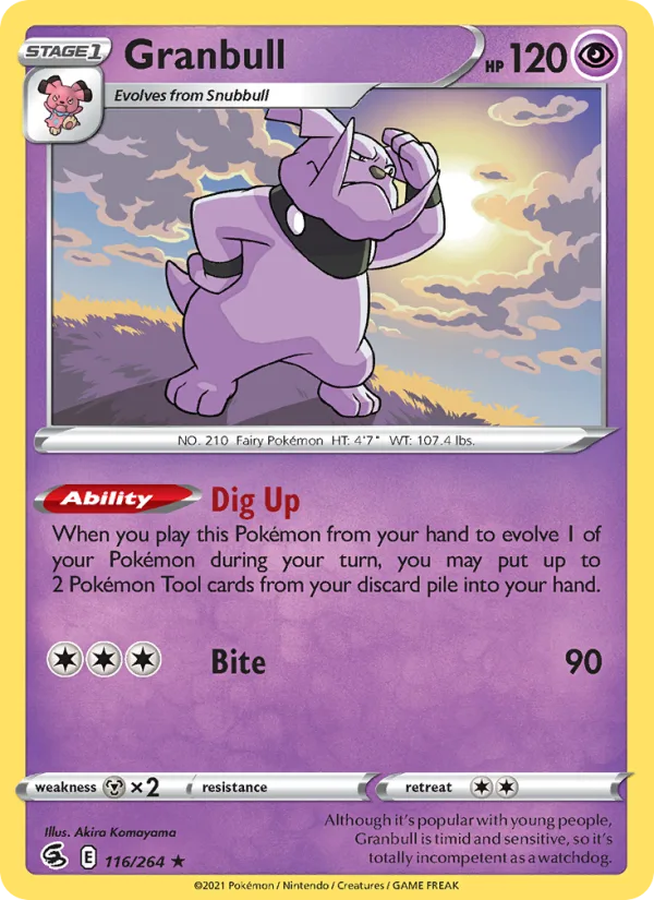 Granbull · Fusion Strike 116/264