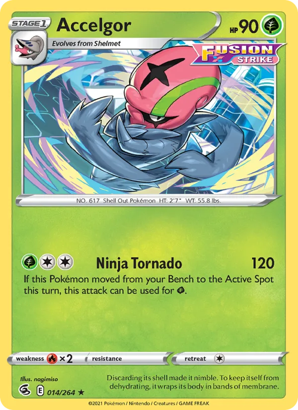 Accelgor · Fusion Strike 14/264