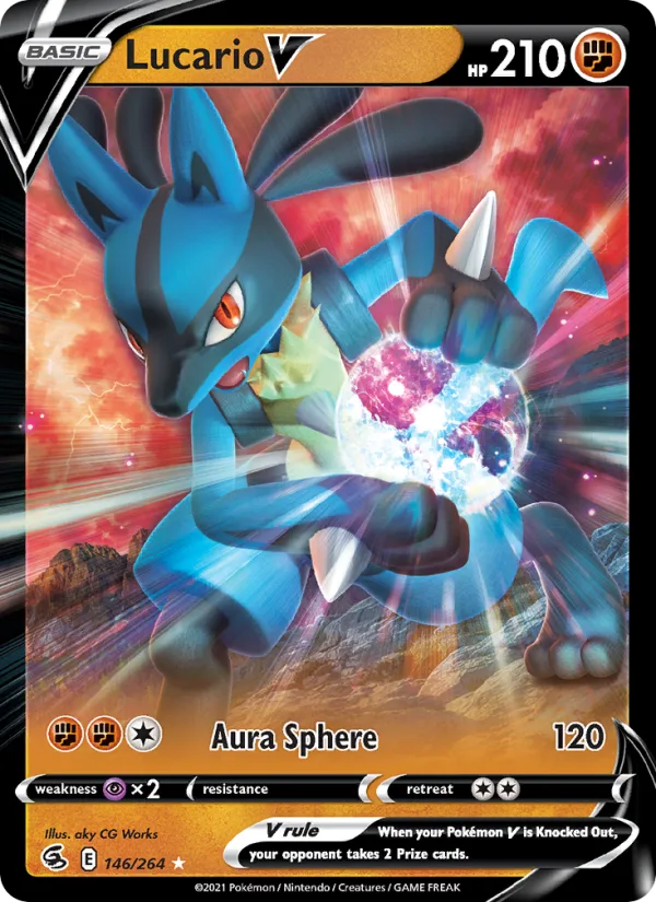 Lucario V · Fusion Strike 146/264