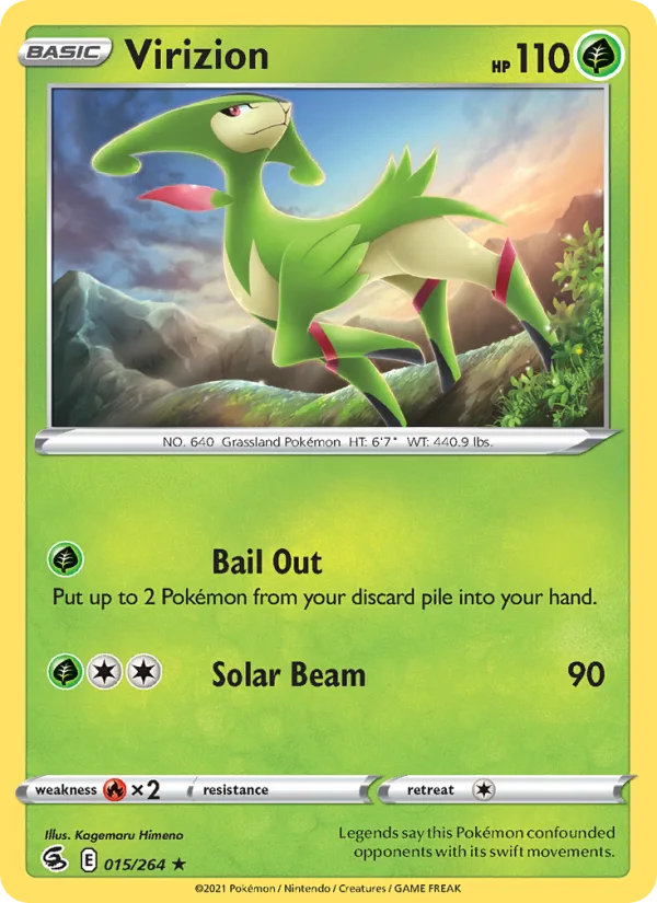 Virizion · Fusion Strike 15/264