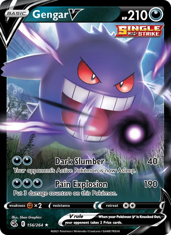 Gengar V · Fusion Strike 156/264