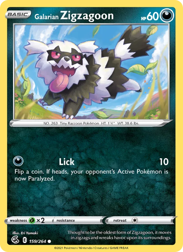 Galarian Zigzagoon · Fusion Strike 159/264