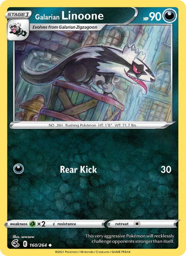 Galarian Linoone · Fusion Strike 160/264