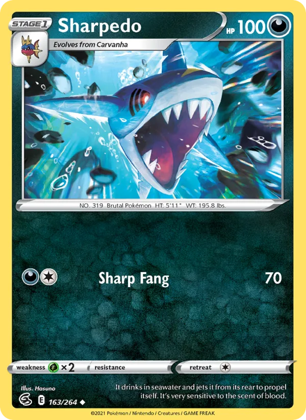 Sharpedo · Fusion Strike 163/264